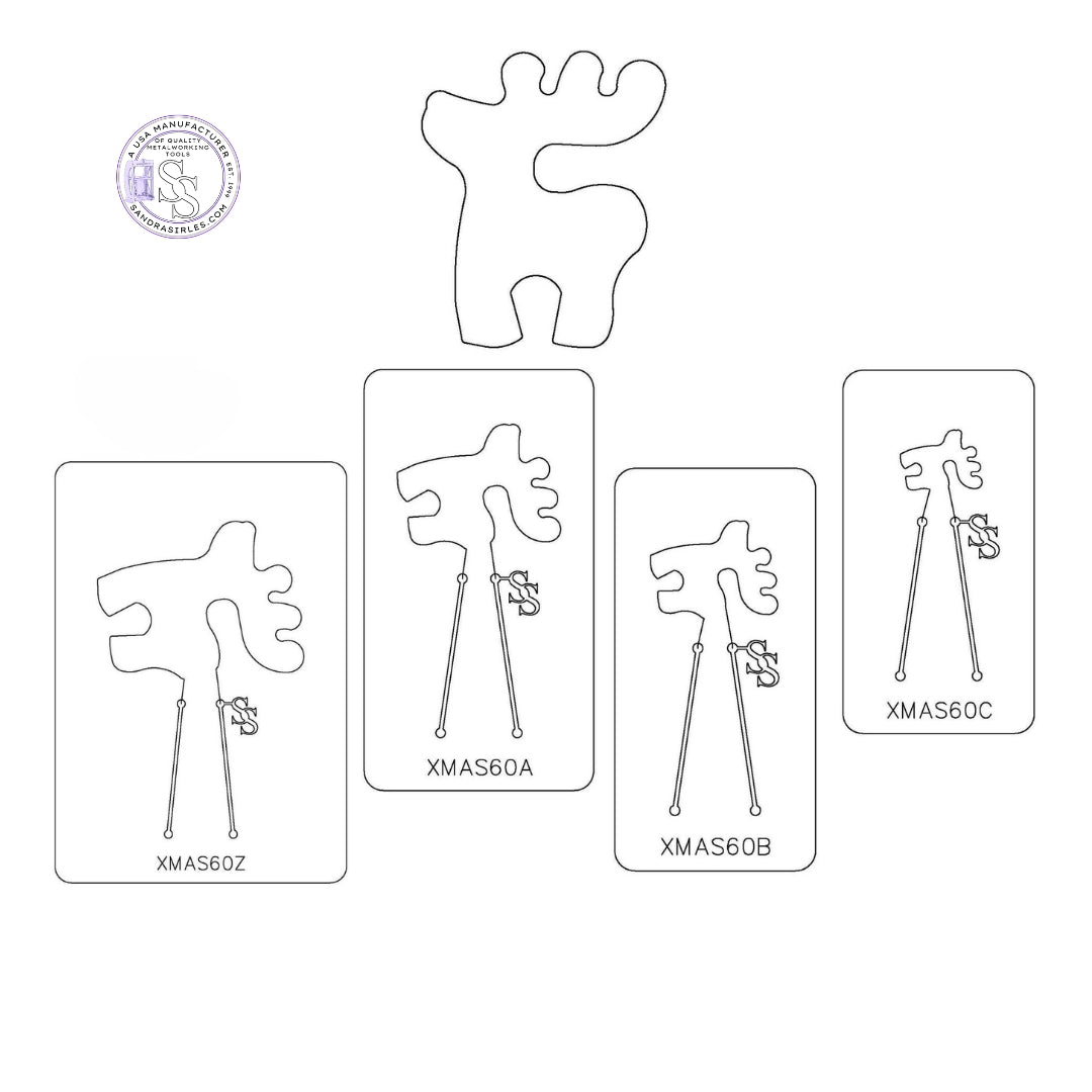 PANCAKE DIE XMAS60 REINDEER